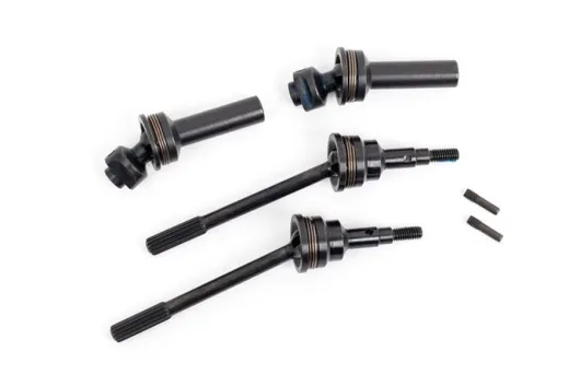 Traxxas Tuning Extreme Heavy Duty CV-Antriebswelle vorne mit 6mm Achse (für TRX9080 Kit) 2Stück für Ford Raptor, Rustler, Slash und Stampede 1/10