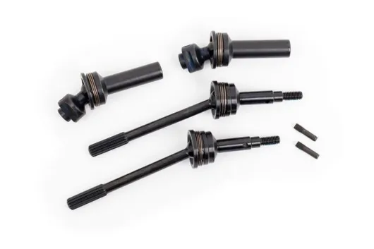 Traxxas Tuning Extreme Heavy Duty CV-Antriebswelle hinten mit 6mm Achse (für TRX9080 Kit) 2Stück für Ford Raptor, Rustler, Slash und Stampede 1/10