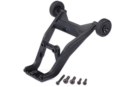 Traxxas Tuning Wheelie-Bar montiert in schwarz für Stampede 4x4 BL-2S 1/10
