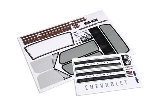 Traxxas Tuning Aufkleberbogen Chevrolet Blazer 1969-1970 für TRX-4 1/10