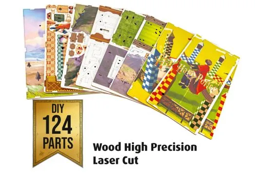 Revell Tiny Adventures Book Nook Harry Potter - Quidditch Field - 124 Teile