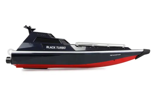 Amewi RC Boot Black Turbo Militärboot mit Jetantrieb 420mm RTR in schwarz