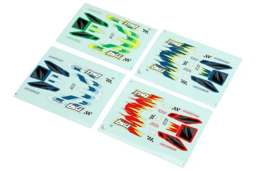 Losi Tuning Aufkleber Set für Karosserie für Micro-B Buggy 1/24