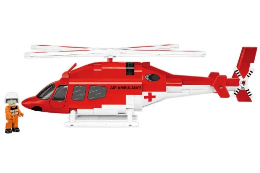 COBI Klemmbausteine Helicopter Bell 429 Air Ambulance - 248 Teile