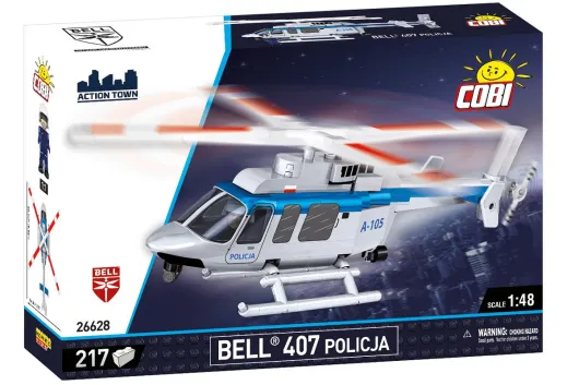 COBI Klemmbausteine Helicopter Bell 407 Policja - 217 Teile