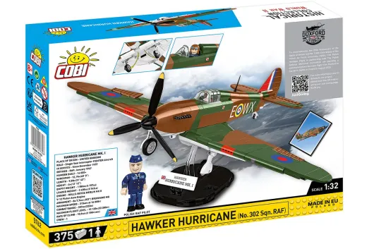 COBI Klemmbausteine Flugzeuge Hawker Hurricane No302 - 375 Teile