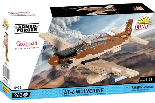 COBI Klemmbausteine Flugzeuge Beechcraft AT-6 Wolverine - 263 Teile