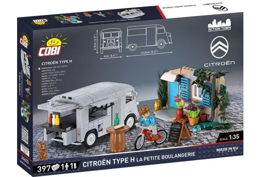 COBI Klemmbausteine Autos Citroen Type H Boulangerie - 397 Teile