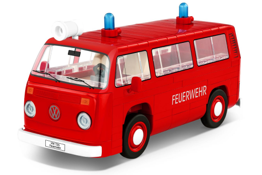 COBI Klemmbausteine Autos VW T2B Feuerwehr - 162 Teile