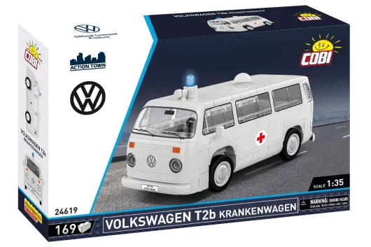 COBI Klemmbausteine Autos VW T2B Krankenwagen - 169 Teile