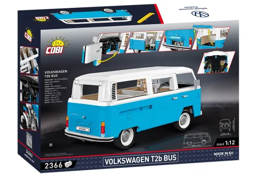 COBI Klemmbausteine Autos VW Transporter T2b Bus - 2366 Teile