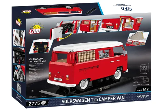 COBI Klemmbausteine Autos VW Transporter T2A Camper Van Executive Edition - 2775 Teile