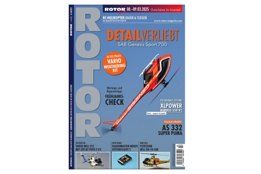 Rotor Fachmagazin für Modellhubschrauber Ausgabe 3 März 2025