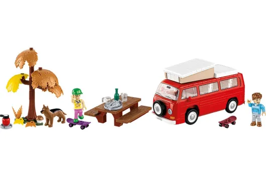 COBI Klemmbausteine Autos VW T2A Bus Campingwagen - 272 Teile