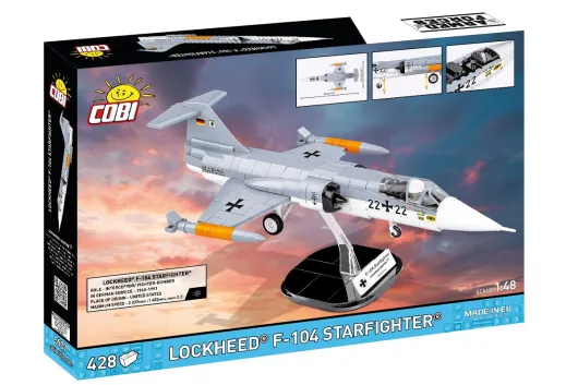 COBI Klemmbausteine Flugzeuge Lockheed F-104 Starfighter - 428 Teile