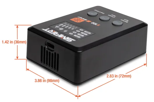 Spektrum S100 Ladegerät 1x100W USB-C Smart Charger und 65W USB-C GaN Power Supply Combo
