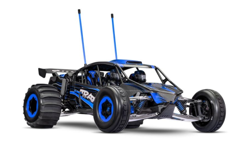 Traxxas FUNCO RWD 8S VXL 1/6 Sand Car in blau RTR Brushless ohne Akku oder Lader