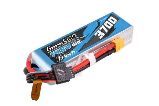 GensAce 3700mAh 14,8V 60C 4S1P Lipo Akku mit XT60 Buchse