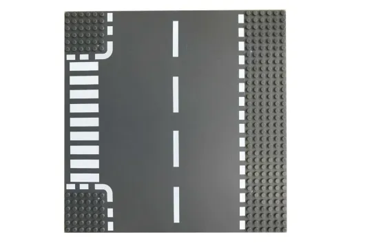 Grundplatte Straße T-Kreuzung 32x32 Noppen, ca. 25,5x25,5cm