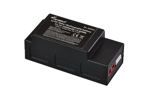 Amewi Ersatzteile LiPo Akku 3S 11,1V 1050mAh 25C Hardcase für Hyper Go Buggy und Truggy 1:16