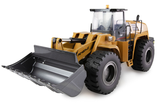 Amewi Radlader G484E Teilmetall 10-Kanal Licht & Sound 1:14 RTR gelb neueste Version