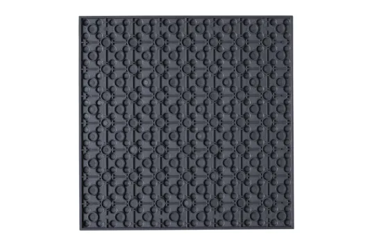 STS Grundplatte Dunkelgrau Unterbaubar 16x16 Noppen, 12,8cm x 12,8cm