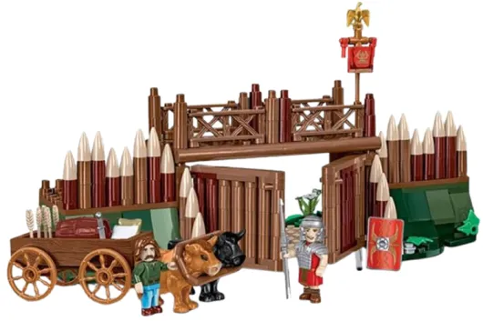 COBI Klemmbausteine Römisches Lager Tor - 600 Teile