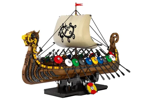 Reobrix Klemmbausteine Wikinger Kriegsschiff - 2547 Teile