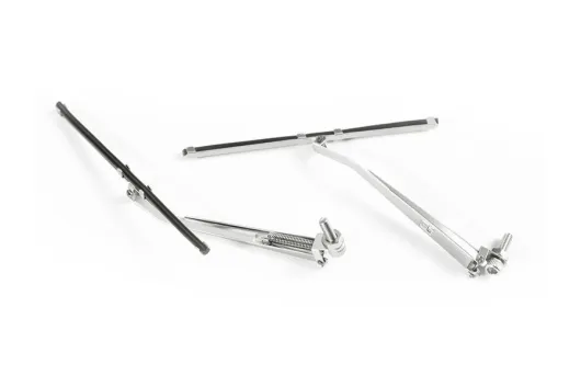 Traxxas Zubehör GPM Bewegliche Scheibenwischer in Silber für TRX-4 und TRX-6 1/10