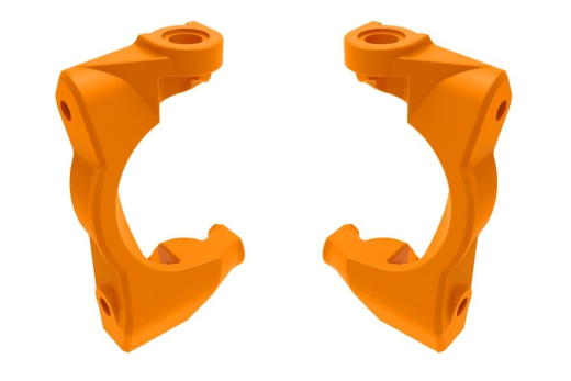 Traxxas Ersatzteile Nachlauf-Blöcke in Orange für Mini-Maxx 1/16