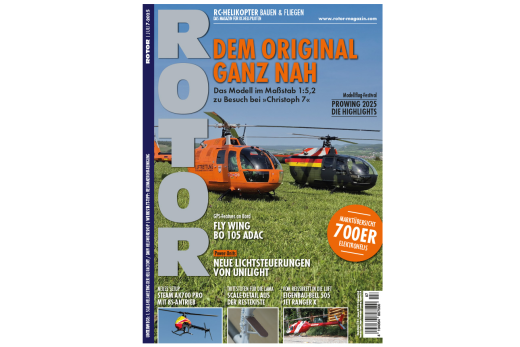 Rotor Fachmagazin für Modellhubschrauber Ausgabe 7 Juli 2025