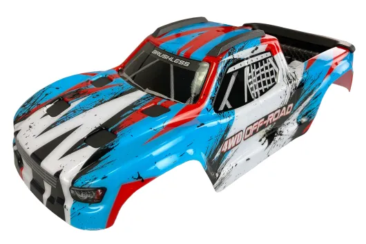 Amewi Ersatzteile Monstertruck Karosserie in Blau Weiß für Hyper Go Monstertruck 1:16