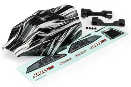 Traxxas Tuning Karosserie ProGraphix (benötigt Hintergrundbemalung) mit Aufkleber für Jato 1/8