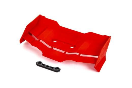 Traxxas Ersatzteile Heckfügel in Rot für Sledge 1/8 und Jato 4x4 VXL 1/8