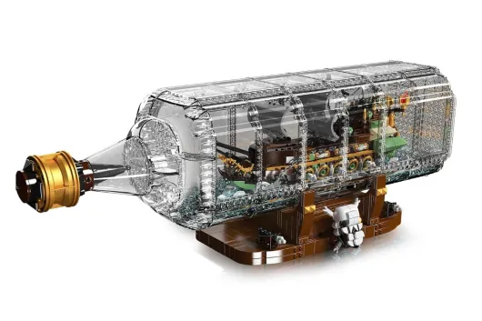 Mouldking Klemmbausteine Buddelschiff Flying Dutchmen in der Flasche - 2499 Teile