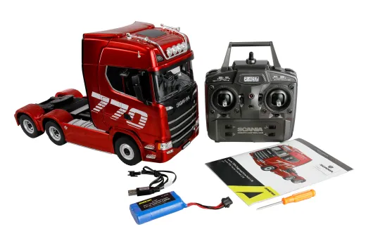 Amewi RC Scania 770S Zugmaschine in Rot 6x4 1:18 RTR