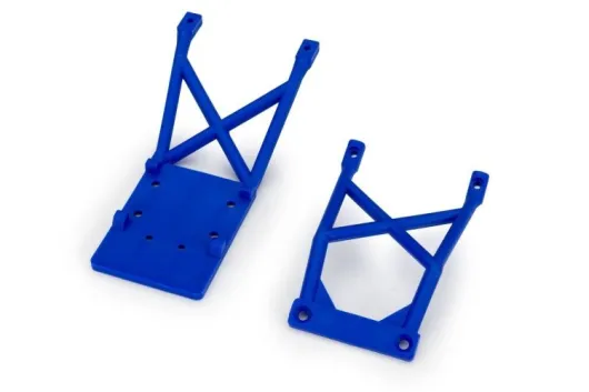 Traxxas Ersatzteile Skid-Platten in blau für Bigfoot und Stampede 1/10