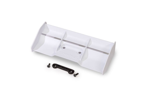 Traxxas Ersatzteile Rennflügel in Weiß mit Scheiben für Jato 4x4 1/8