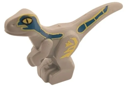 Klemmbausteine Tier Mini Dinosaurier in grau