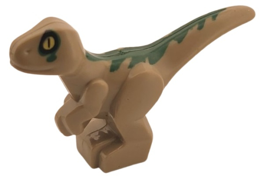 Klemmbausteine Tier Mini Dinosaurier in hellbraun