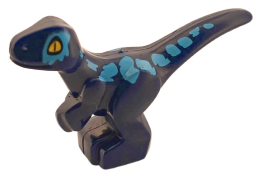 Klemmbausteine Tier Mini Dinosaurier in blau