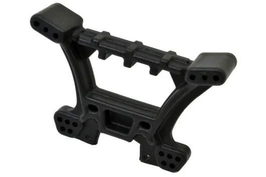 RPM Tuning Dämpferbrücke hinten in schwarz für Traxxs Rustler 4x4 und Hoss 4x4 1/10