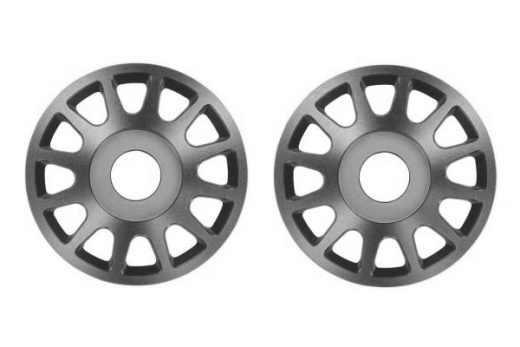 Traxxas Tuning Pro Scale Method Race Stern-Felgen aus Aluminium in Grau 2Stück für Maxx-Slash 1/8 und UDR 1/7