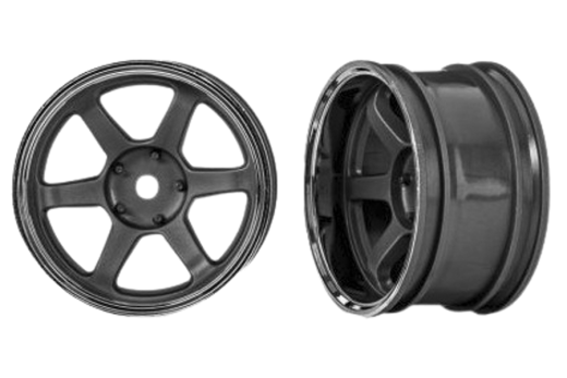 Traxxas Ersatzteile 6-Speichenfelgen 1,9 in Grau Hinten 2Stück für 4-TEC 1/10