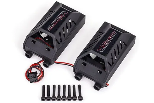 Traxxas Doppellüfterkühler Low Profile für TRX3491 Motor für XRT und Funco
