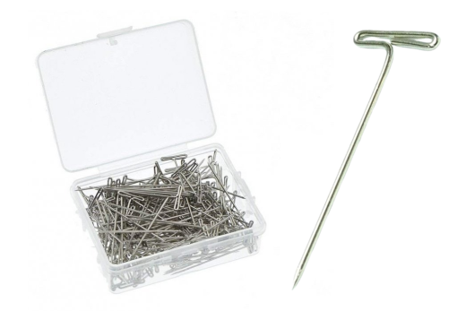 Stecknadeln 0,8mm  mit 32mm Länge / T-Pins Modellbaustossnadeln 100Stück