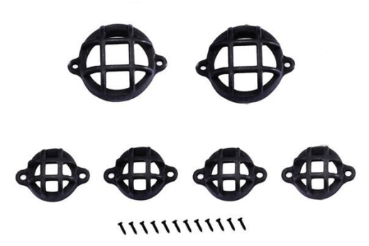 GPM Rücklicht Schutzgitter in schwarz für Traxxas TRX4 Defender