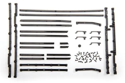 Traxxas Tuning Seitenleisten mit Zubehör für TRX-4 G500 und TRX-6 G63 Mercedes-Benz 1/10