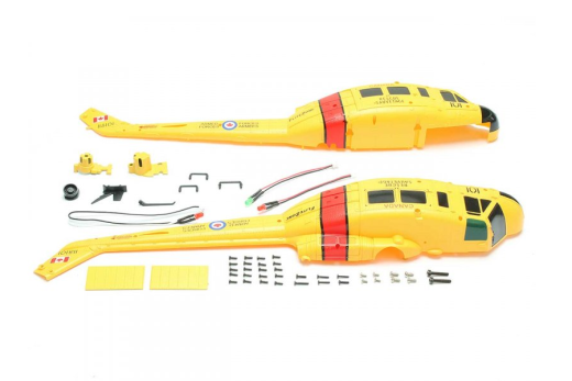 FliteZone Ersatzteile Rumpfbausatz Canada für Bell UH-1DX