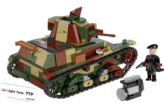 COBI Klemmbausteine Panzer Light Tank 7TP - 669 Teile